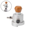 Soda Refill Adapter Aluminium Rubber With Air Release Switch and