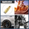 INFINAUTO 2pcs 10cm Car Tire Air Inflator Hose Adapter Extension