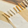 Artoid Mode Boho Yellow Rural Rustic Farmhouse Tassel Table Runner,