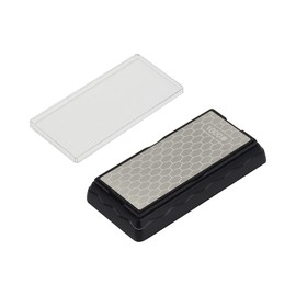 パール金属 包丁 砥石 ダイヤモンド カバー付 M 中砥石 #1000 荒砥石 #400 両面仕様 FN-504