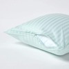 Homescapes Square Blue Pillowcase Cushion Cover 40x40cm 330 Thread Count