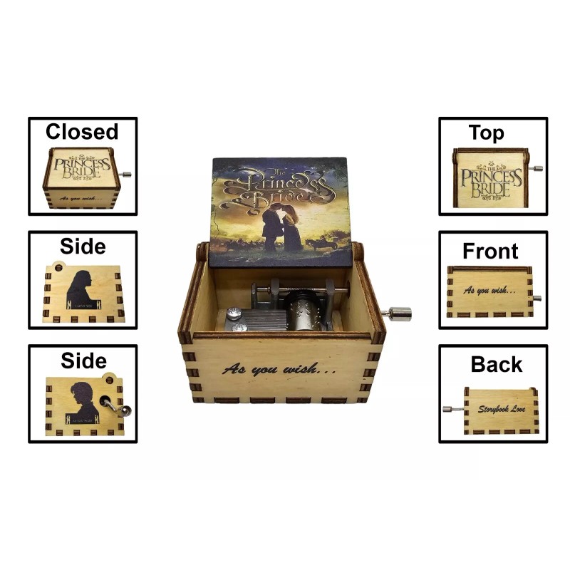 The Princess Bride Music Box Storybook Love Theme 1987 Princess