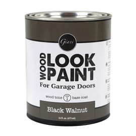 Giani Wood Look Paint for Garage Doors- Step 1 Wood Grain Base Coat Pint (Black Walnut)