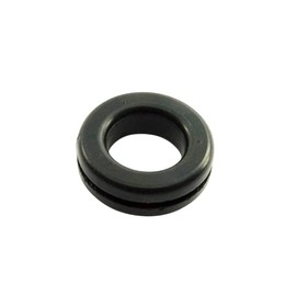 Rubber Grommet Fits 3/4" Hole in 1/16" Thick Panel - Has 9/16" Center Hole - Protects Panel Wires, Hoses - Reduces Vibration - Black SBR Rubber (3)