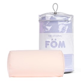 Brookstone Squishy FOM Cushion Pillow - The Original Stretchy, Comfy, Colorful Pillow for Neck, Lumbar Support, and Bed - for Sleeping, Car, Travel - Small Pillow, Apricot, 12 x 7 Inches