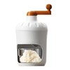 Hand Crank Shaved Ice Machine Stainless Steel Blades Safe Portable