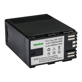 Kastar 1-Pack BP-A68 Multifunction Battery and AC LCD Dual Fast Charger Compatible with Canon BP-A Series BP-A30 BP-A60 BP-A65 BP-A68 BP-A90 US 0870C002 Battery, Canon CG-A10 CG-A20 Charger