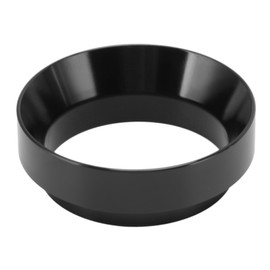 53mm Coffee Dosing Funnel Aluminum Alloy Magnetic Coffee Powder Dosing Ring Anti Flying Powder Receiving Ring Black