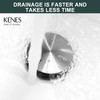 KENES Bathroom Sink Drain Stopper Pop up Sink Drain with