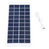 Airshi USB Output Solar Charging Panel, Portable Solar Panel Charger