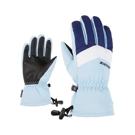 Ziener Kids Lett Ski Gloves/Winter Sports | Waterproof, Breathable, Arctic Sky, 7.5