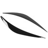 2Pcs Headlight Eyebrow Left Right Fade Proof Front Headlight Eyelid