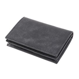 Boosters Business Card Holder, Card Case, Genuine Leather, Pueblo Large Capacity, Boosters, Gusseted Business Card Holder, 50 Sheets, Men's, Genuine Leather, Thin, Italian Leather