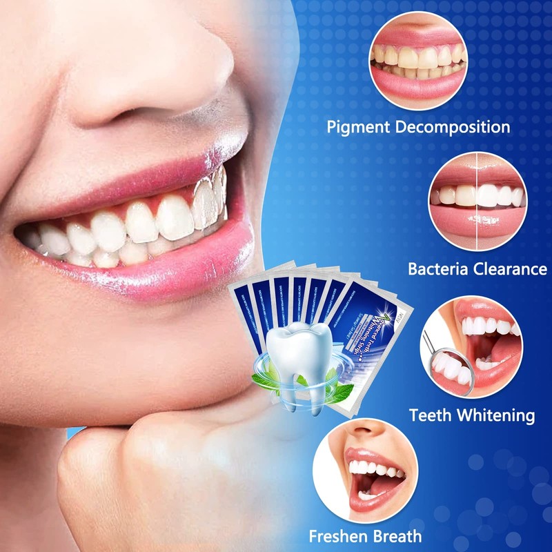 White Stripes, Bright White Teeth Whitening Strips, Professional Teeth Stain