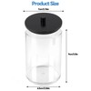 WKETYENR 4PCS Cotton Pad Holder, Reusabe 10oz Acrylic Qtip Holder