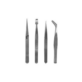 PAULIMOT Model Making Tweezers Set of 4