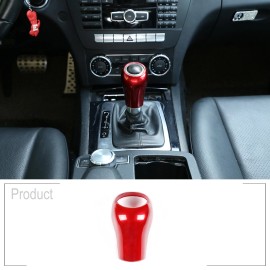 car-king888 Car Gear Shift Head Knob Cover Trim For Benz W204 W212 C E Class GLK 2007-2013
