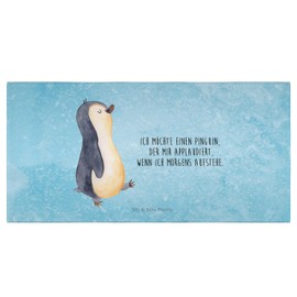 Mr. & Mrs. Panda 50 x 100 Towel Penguin Marching - Gift, Early Riser, Bathroom, Kids, Walking, Brother, Baby, Satisfied, Large