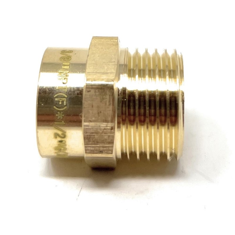 Cascada G Thread (British BSPP) to NPT Thread Pipe Fitting