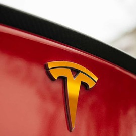 IPG Compatible with Model 3 Decal (9 Logo Set) Stickers Set Personalize Your Vehicle (Shiny Yellow)