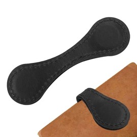 Jiozermi 1 marcapáginas magnéticos negros, clips magnéticos de doble cara, marcadores magnéticos de piel para mujeres, amantes de los libros, lectores