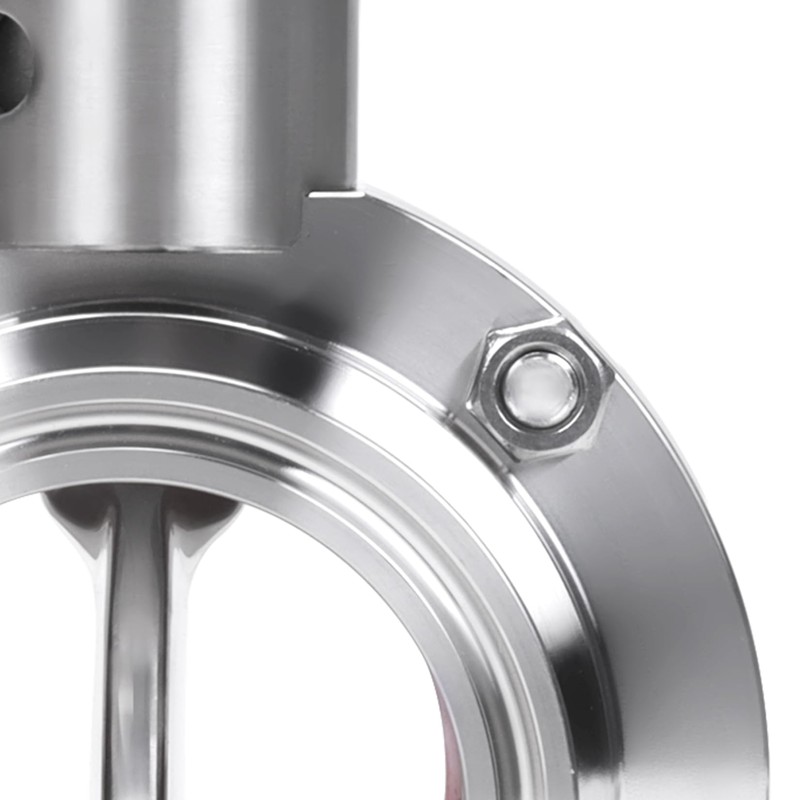 DERNORD 2 Pack 2 Inch Tri Clamp Sanitary Butterfly Valve
