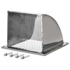 PATIKIL 12"x12" Wall Vent Cover, Exterior Dryer Vent Outlet Grille