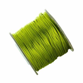 Cuerda de nailon de satén de 1,5 mm, cuerda de satén de 80 yardas, cuerda trenzada para anudar la suerte china, macramé, collar, pulsera, joyería
