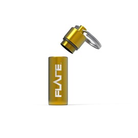 Flare Audio Capsule Yellow - Durable Lightweight Aluminium Waterproof Keyring