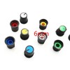 100pcs 6mm Shaft Ribbed Grip Potentiometer Control Volume Knob Potentiometer
