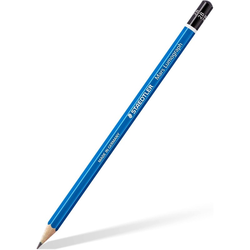 Staedtler Mars Lumograph Graphite Artist Pencil Pack, 12 Degrees (8B,