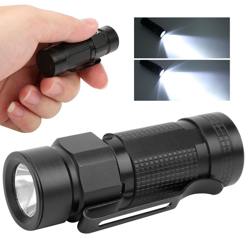 Portable Mini Pocket LED USB Flashlight Waterproof White Light Ultra