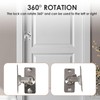 90 Degree Right Angle Door Lock Hasp Latch - Stainless