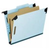 Esselte Pendaflex Hanging Classification Folder w/2 Dividers, Four-Section, Ltr Blue