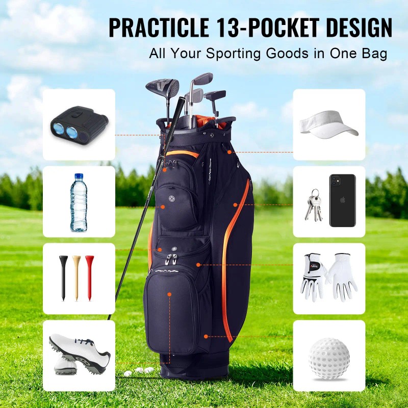 14 Way Organizer Divider Top 36 13 Pockets Premium Golf