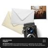 Netuno B6 White Ribbed Envelope (25), 120gsm Aster Laid Paper,