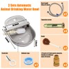 Automatic Animal Drinking Water Bowl with Float Valve and Drainage