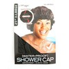 Magic X-Large Elastic Band Shower Cap - Black, Elastic band,