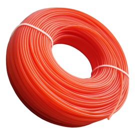 DY.2ten Strimmer Line, 0.079in x 328ft Universal Strimmer Wire Heavy Duty, Nylon Replacement Round Grass Strimmer String Line, Strong Trimmer Cord, Orange