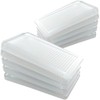 Merriway BH07089 (10 Pcs) Clear Furniture Window Soft Ridged Stackable