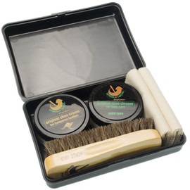 Spingle SPA-631 Natural Standard Shoe Care Set, white