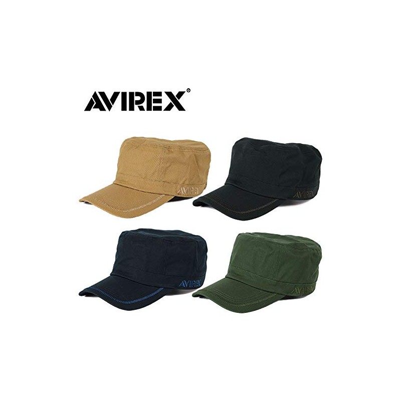 Avilex Work Cap, Men's Hat, AVIREX Brand Logo, Military Cap,