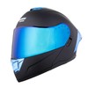 Crown Racing Motorcycle Helmets Blue Modular Full Face Helmet Flip
