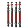 4Pcs CVD Front Rear Drive Shaft Metal Transmission Axle for