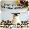 Out 8th Grade Next Stop High School Graduation Banner and