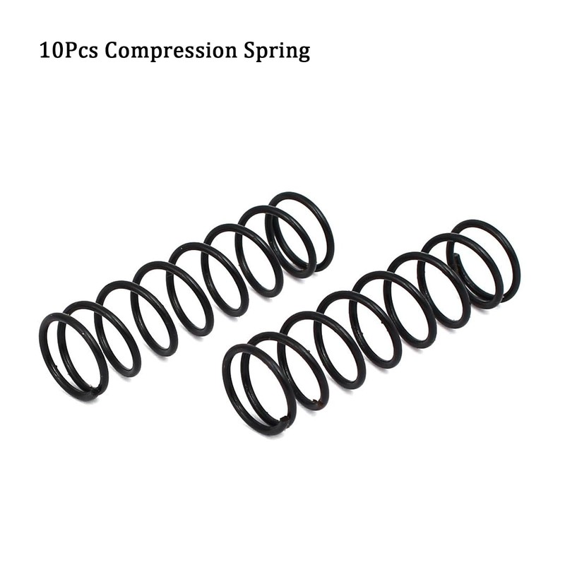 TOP-VIGOR 10Pcs Compression Spring, 1.2mm Wire Dia, 13mm OD, 45mm