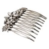 Alpenflüstern Edelweiss Symphony ADV095 Traditional Hair Comb Antique Silver Colour