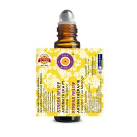 Deve herbes Stress Relief - Aromatherapy Essential Oil Blend of Lavender, Bergamot, Petitgrain, Mandarin & Grapefruit Essential Oils 10ml (0.33oz)