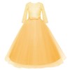 Flower Girls Pageant Ball Gowns Kids Chiffon Embroidered Tulle Wedding