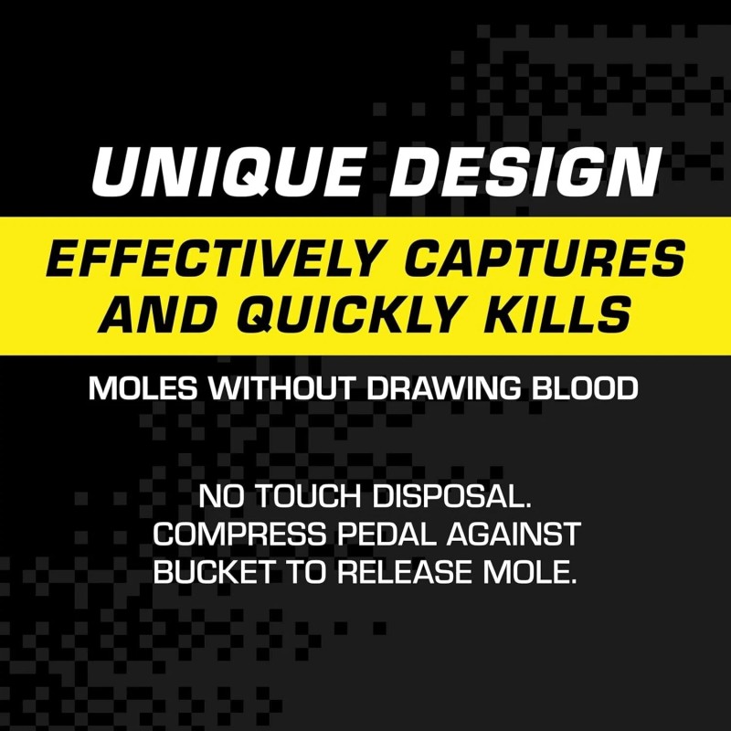Efficiently Eliminate Moles with Our Reusable Hands-Free Trap - 1